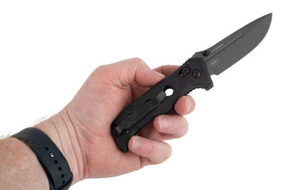 Benchmade Mini Adamas edc knife with CPM-Cruwear steel material
